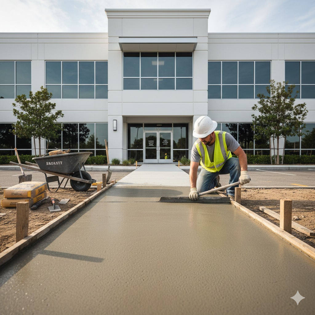 Concrete repair is done professionally.